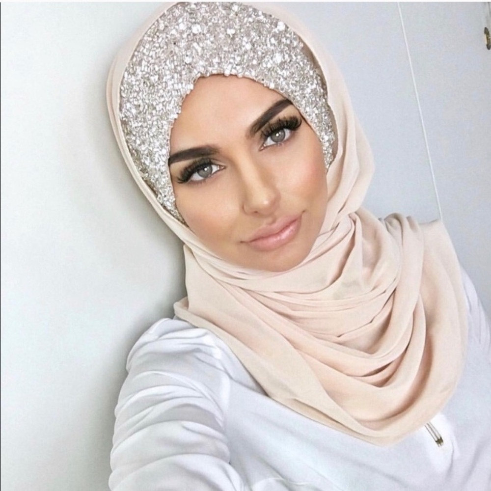 3 piece Beaded Turban